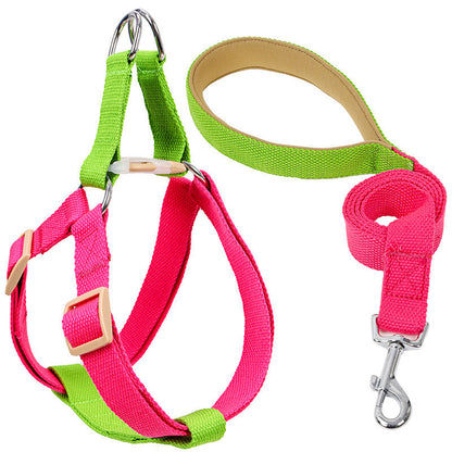 Pet Drawstring Leash Vest-style Dog Leash